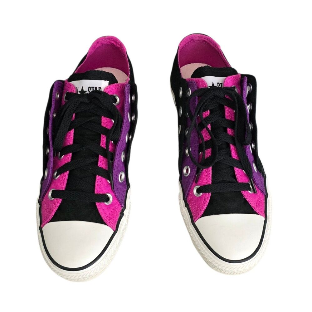 Converse Chuck Taylor All Star Low Sneakers Womens Size 8 Multicolor Rare - Picture 12 of 12